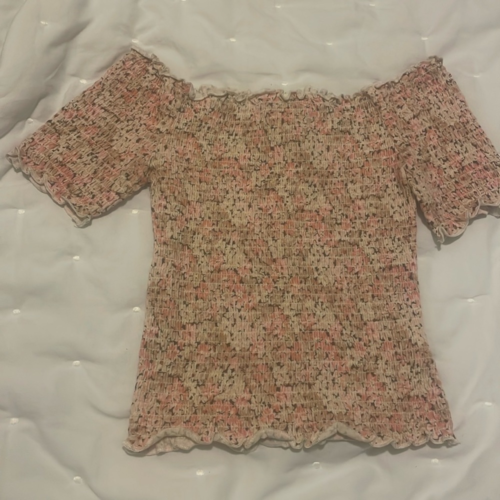H&M off the shoulder blouse.